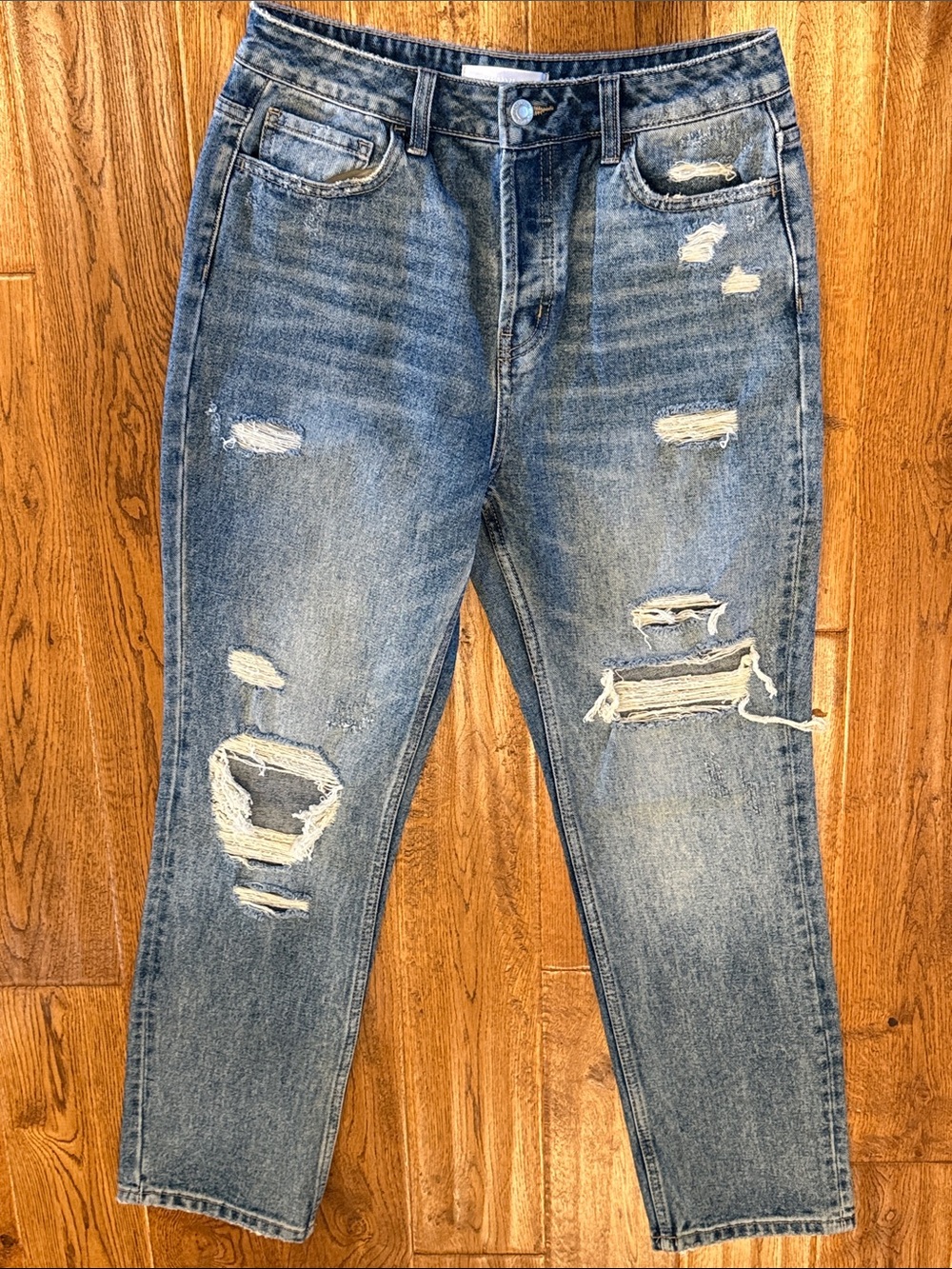 Vervet button-fly jeans ankle